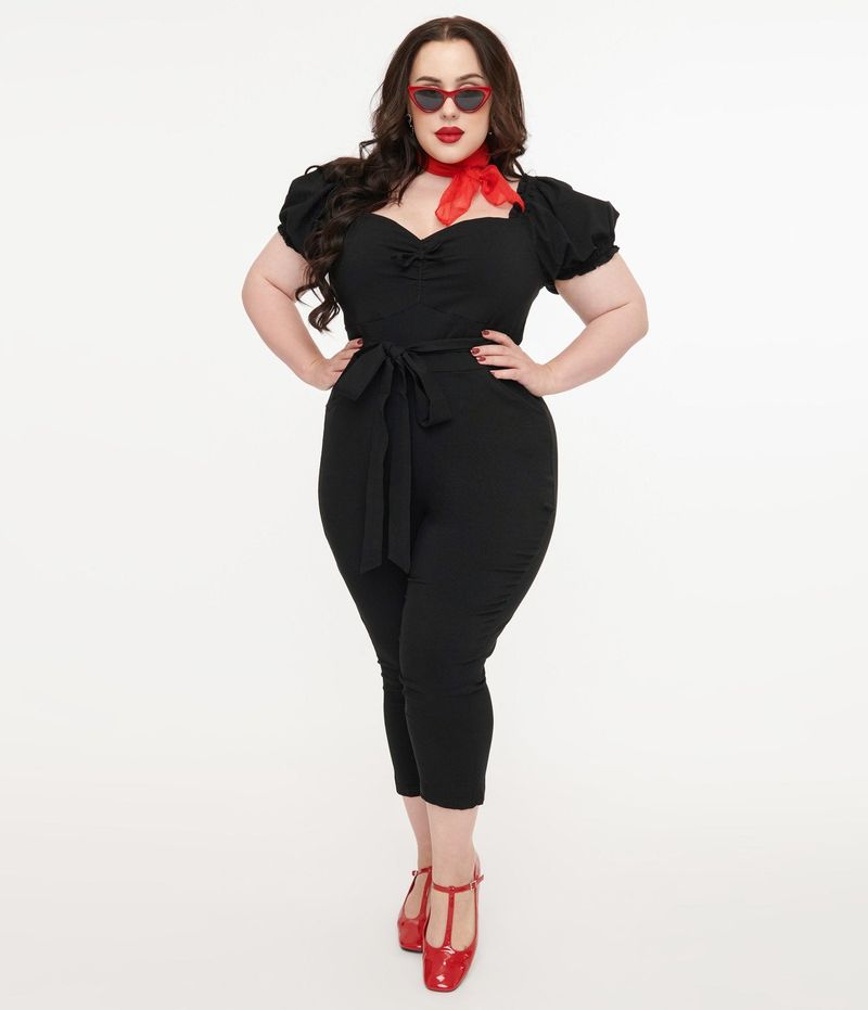 Utility Jumpsuits With Feminine Accessories