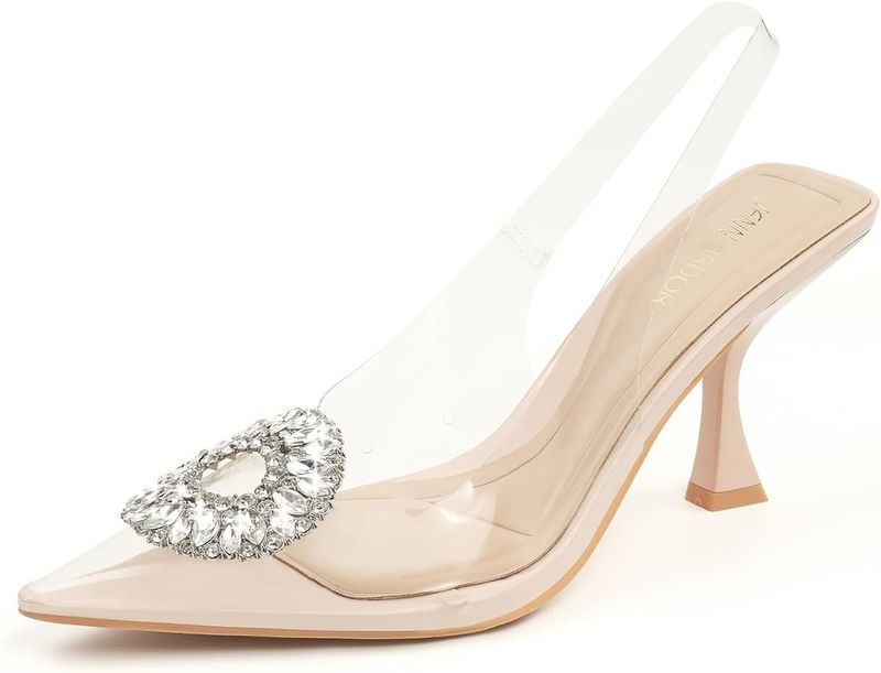 Clear Strap Stilettos
