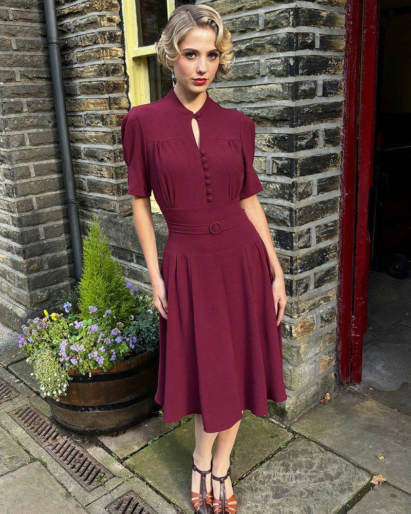 Button-Front Vintage Vibe