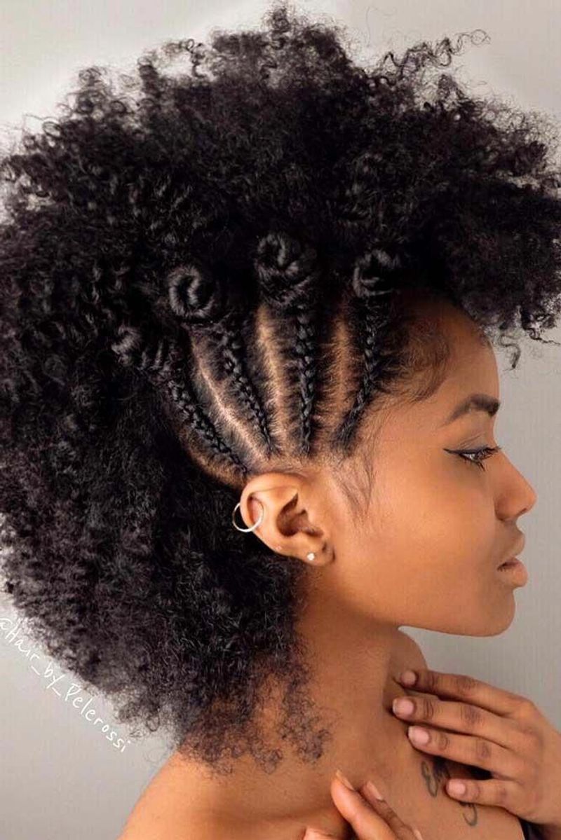 Faux Hawk with Defined Curls