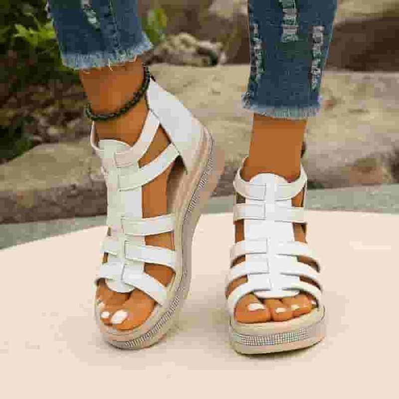 Gel-Cushioned Gladiator Sandals