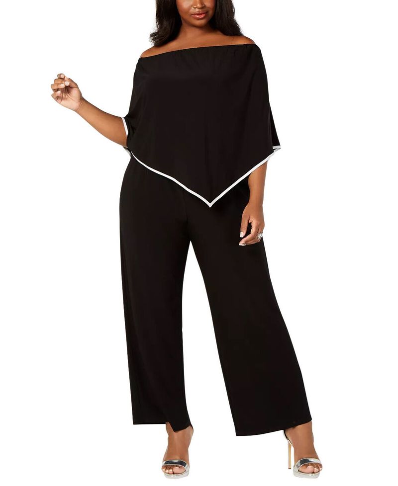 Off-Shoulder Elastic Jumpsuit
