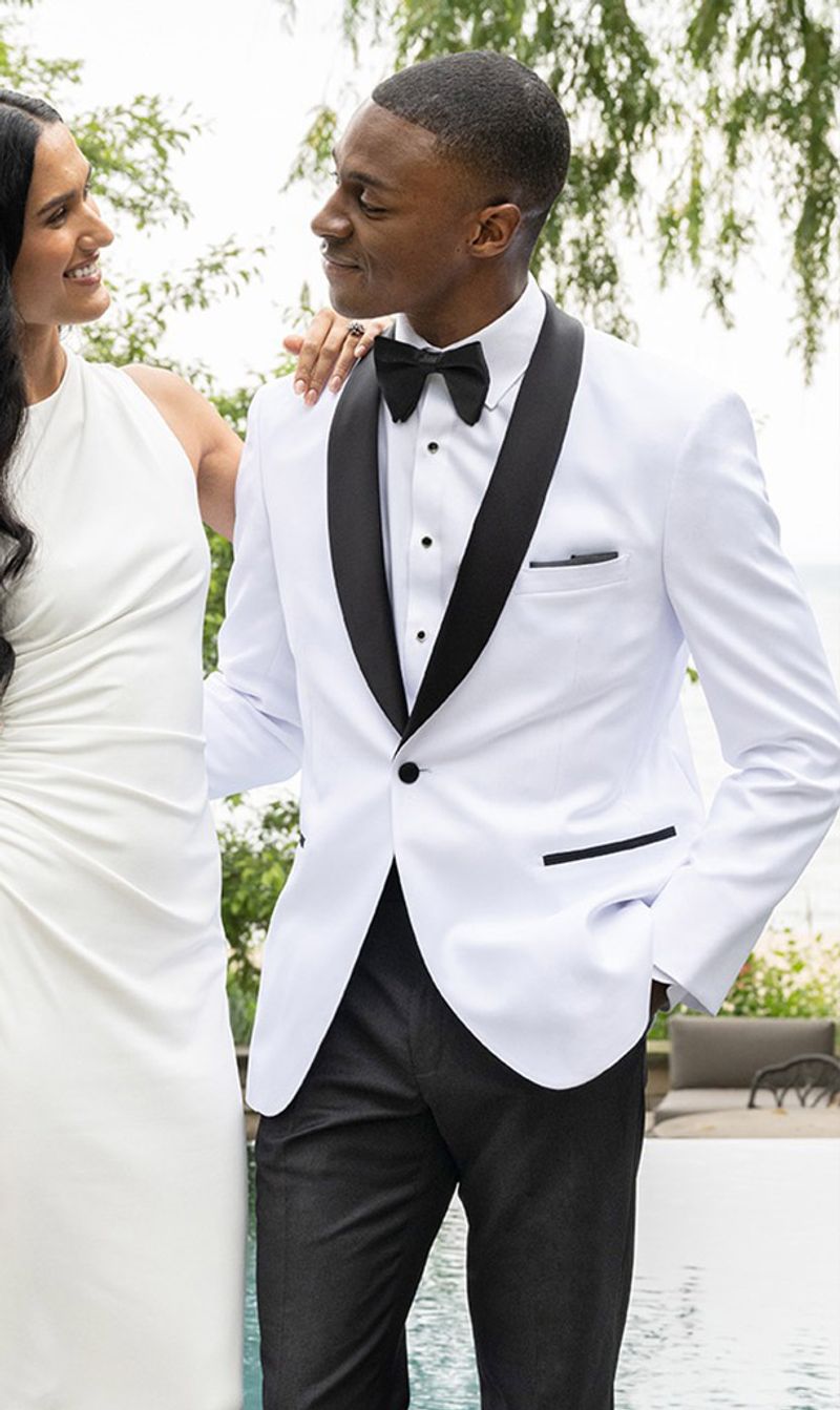 Tailored White Dinner Jacket