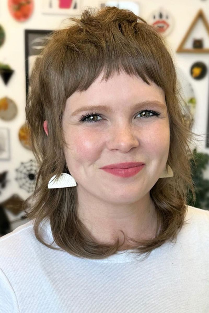 Blunt Micro-Bangs