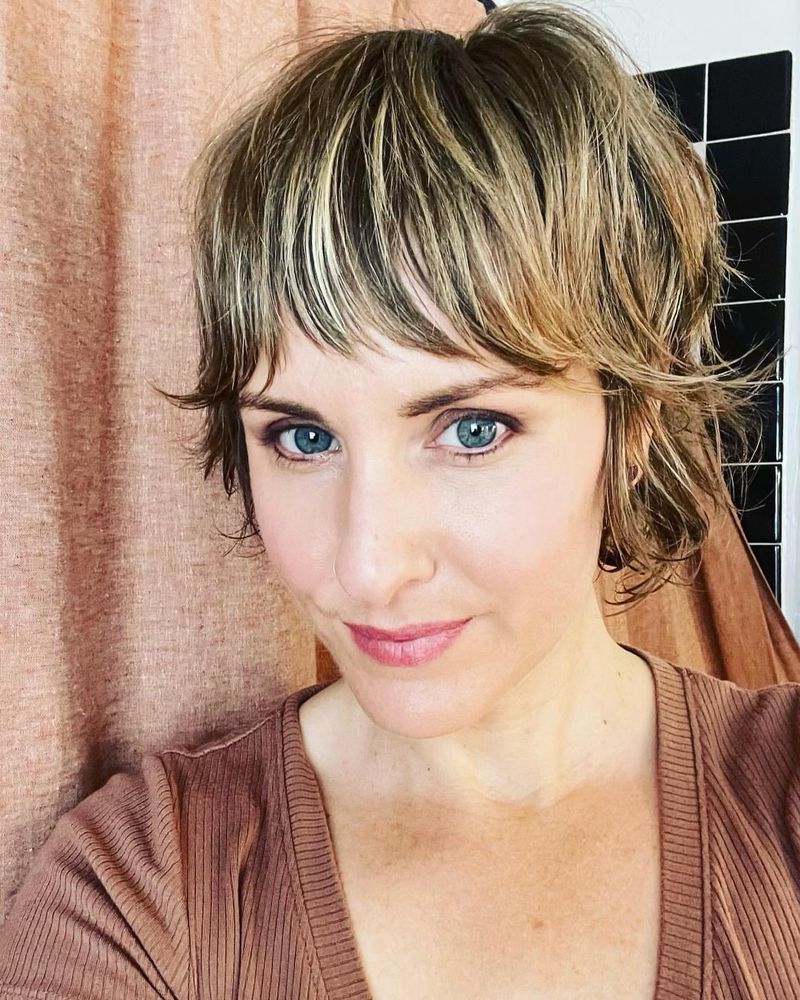 Pixie Bob con flequillo despuntado