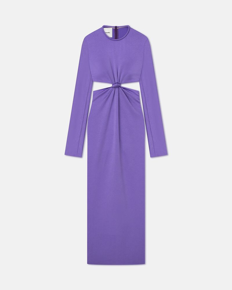 Knit Dress with Sculptural Details