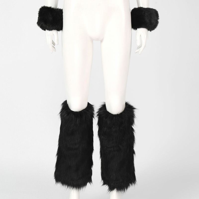 Shoes With Attached Leg Warmers