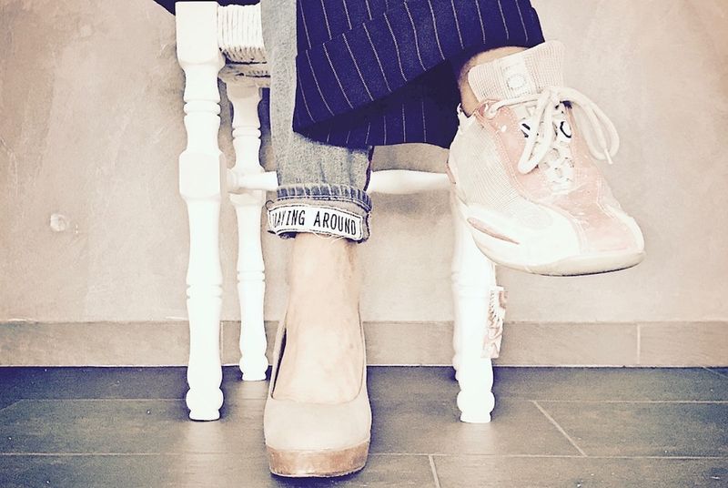 Mismatched Heel Heights
