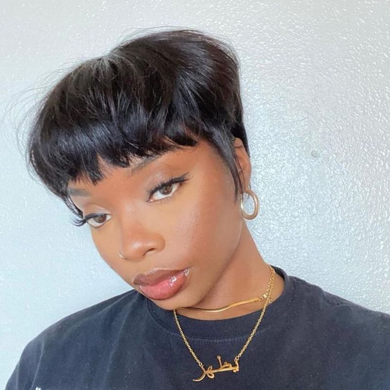 Mushroom-Shaped Pixie Cuts