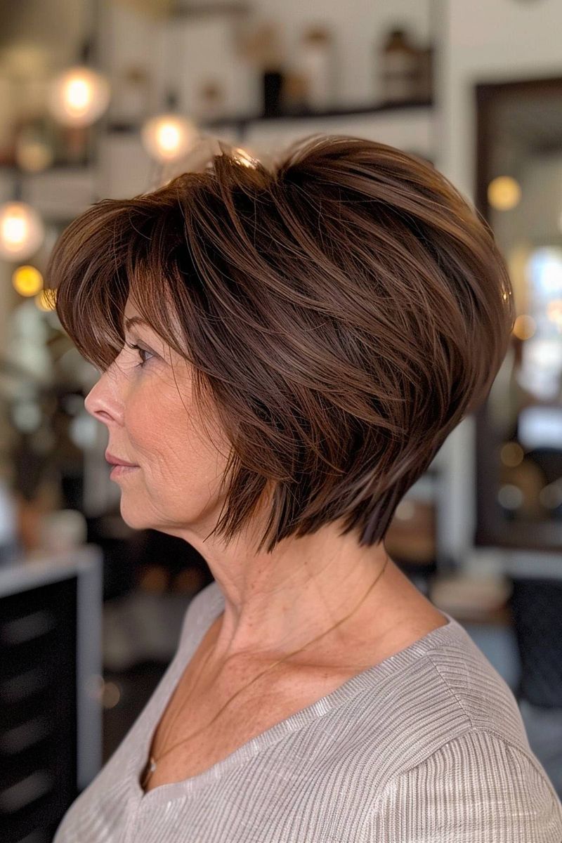 Stacked Bob with Volume