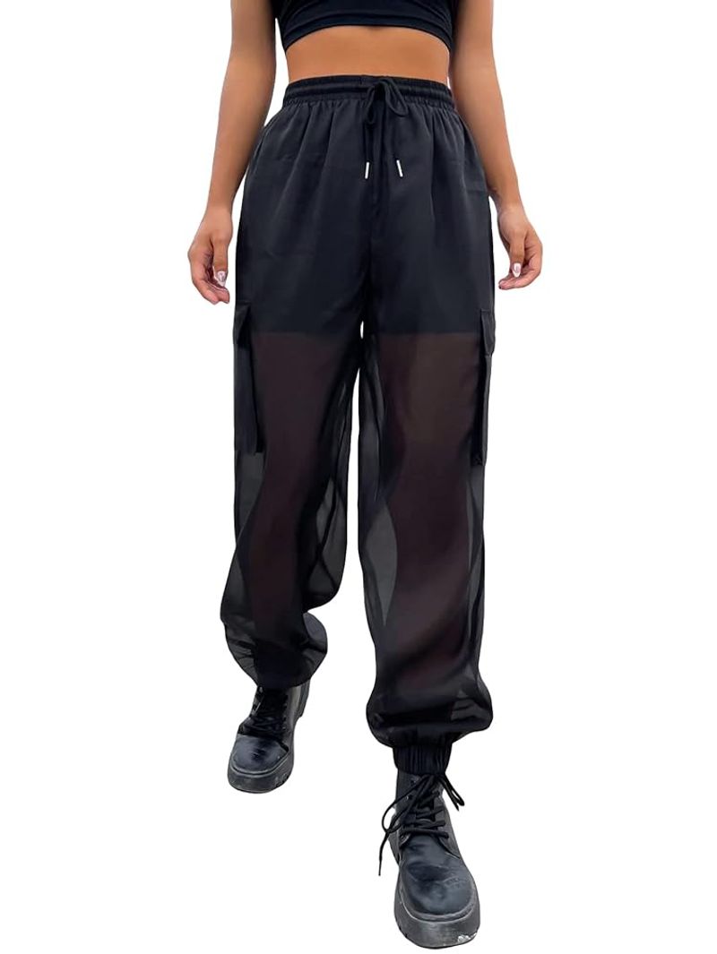 Mesh-Lined Cargo Pants