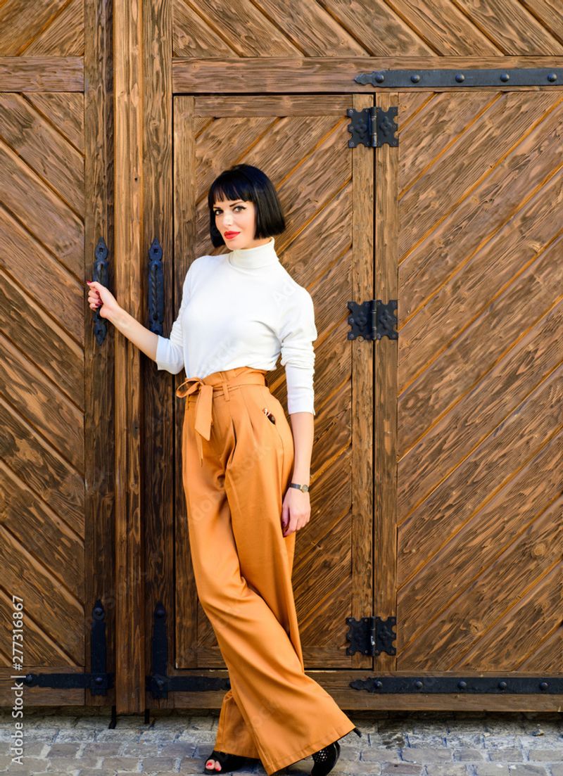 High-Waisted Trousers