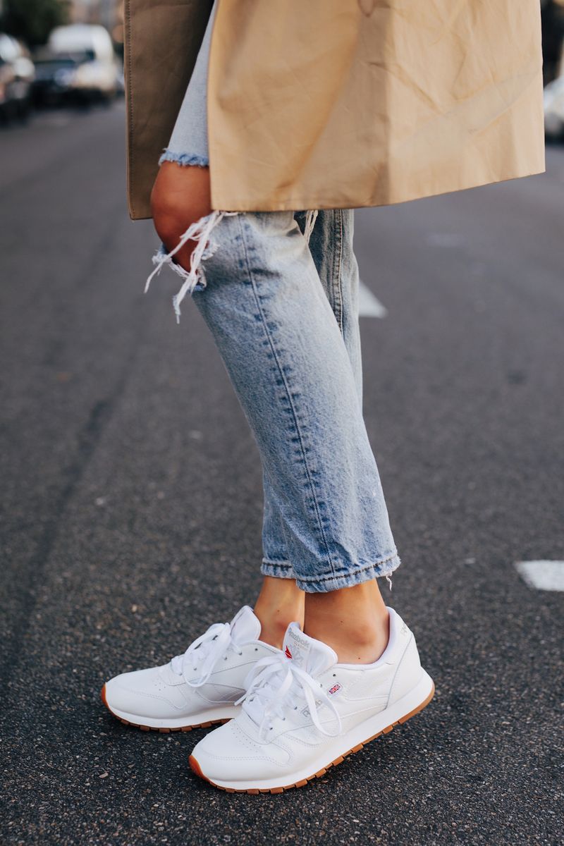 Crisp White Sneakers