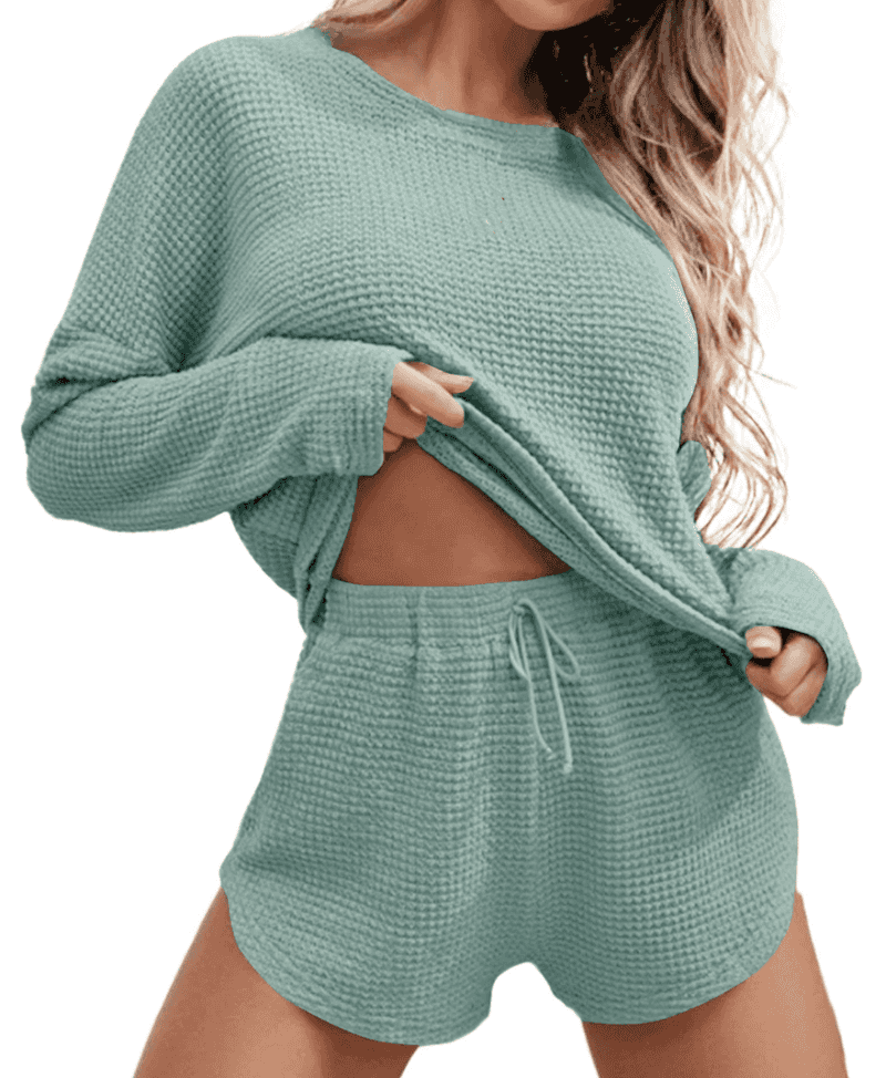 Waffle-Knit Spa Day