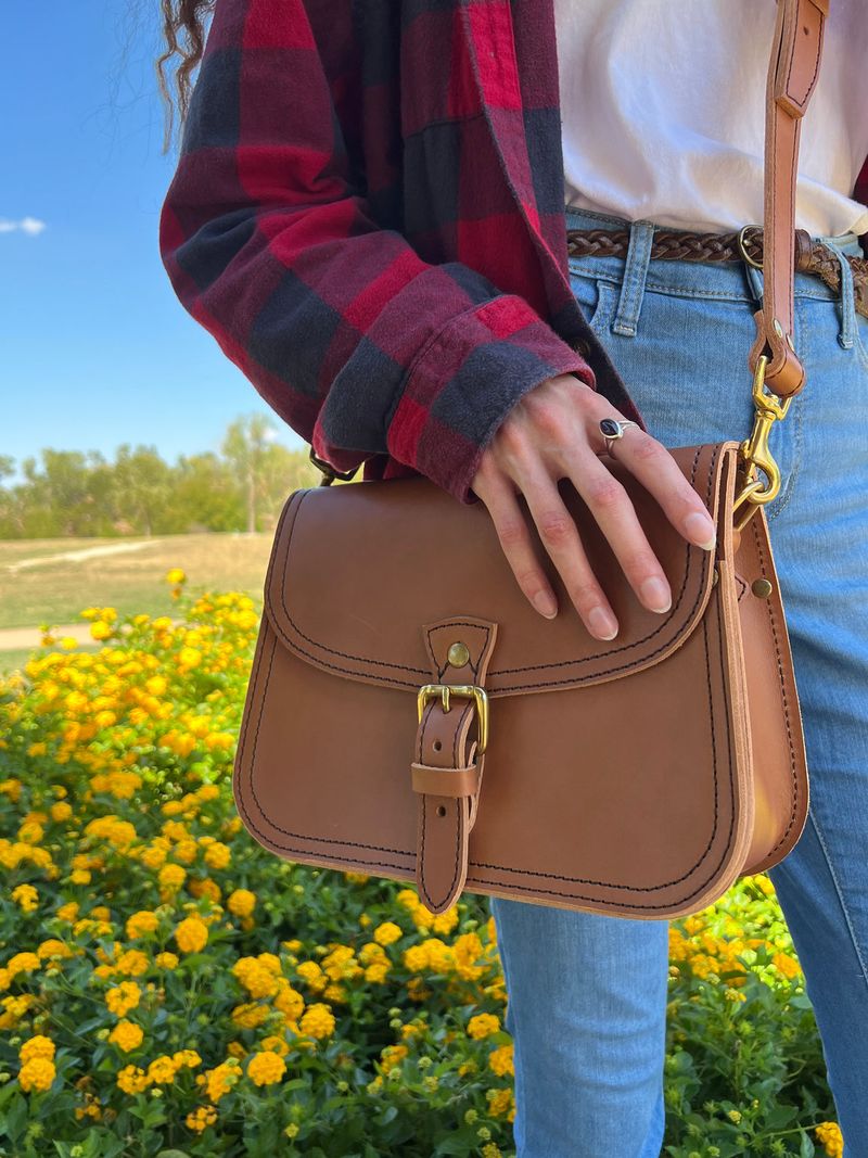Cross-Body Leather Bag