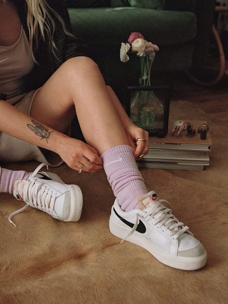 Low-Profile White Sneakers
