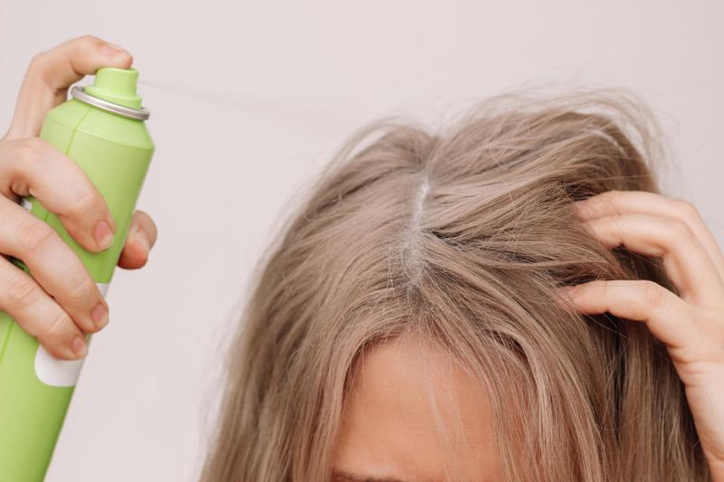 Overusing Dry Shampoo