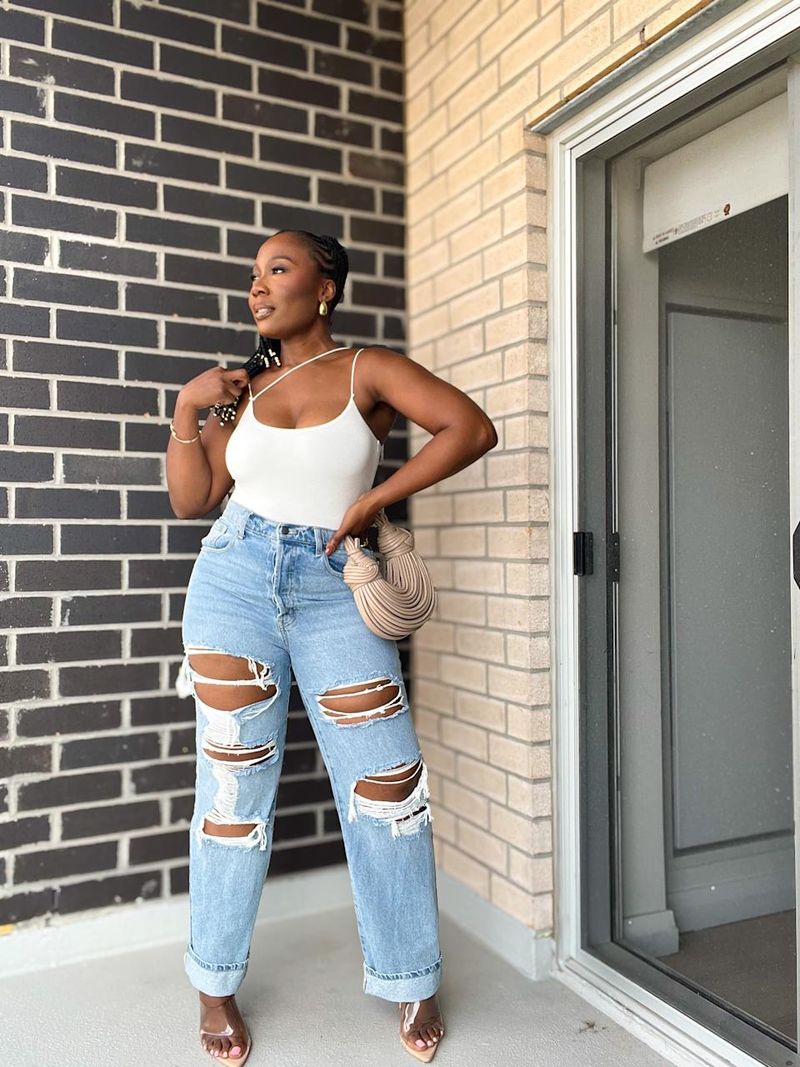 Overly Distressed Denim