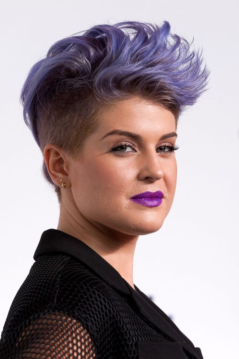 Dramatic Swept-Back Pompadour