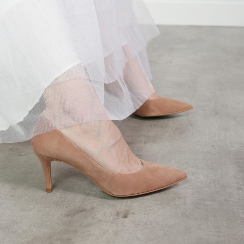 Simple Suede Pumps