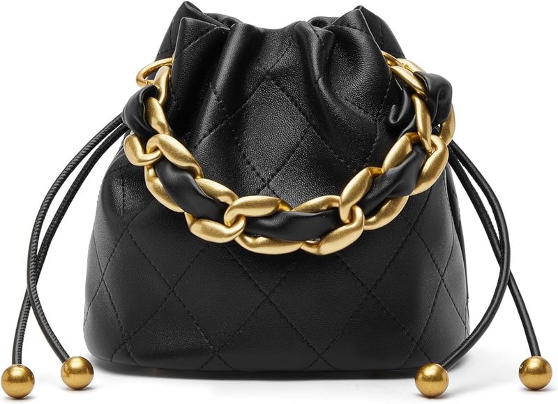Structured Bucket Bag