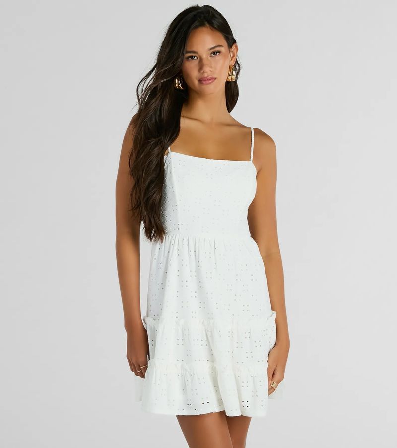 Eyelet Cotton Sundress