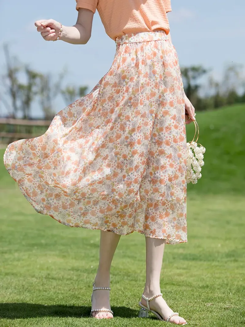Floral Midi Skirt