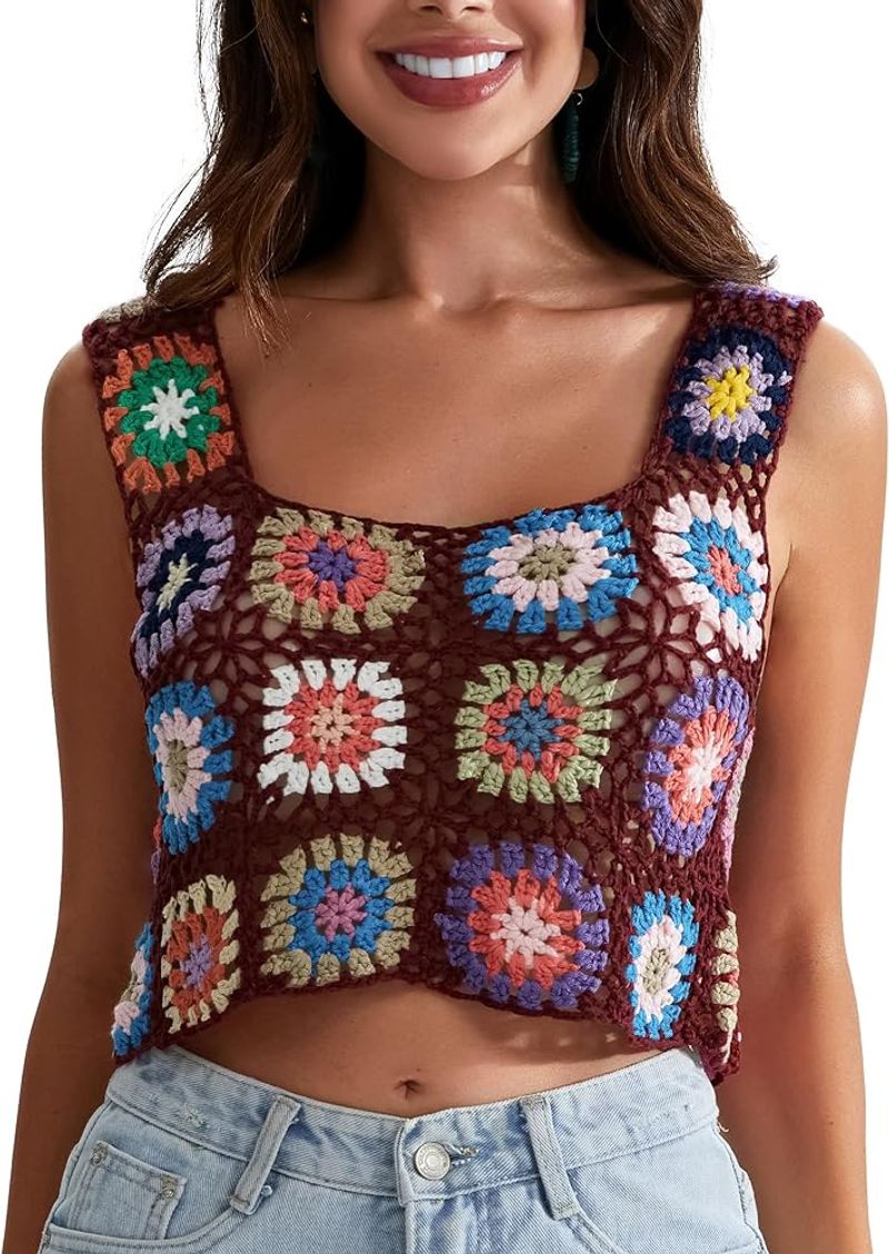 Embroidered Tank Top