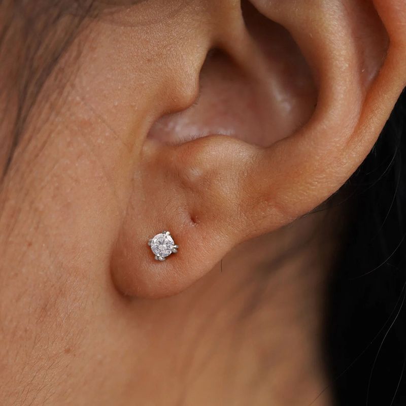 Tiny Diamond Studs