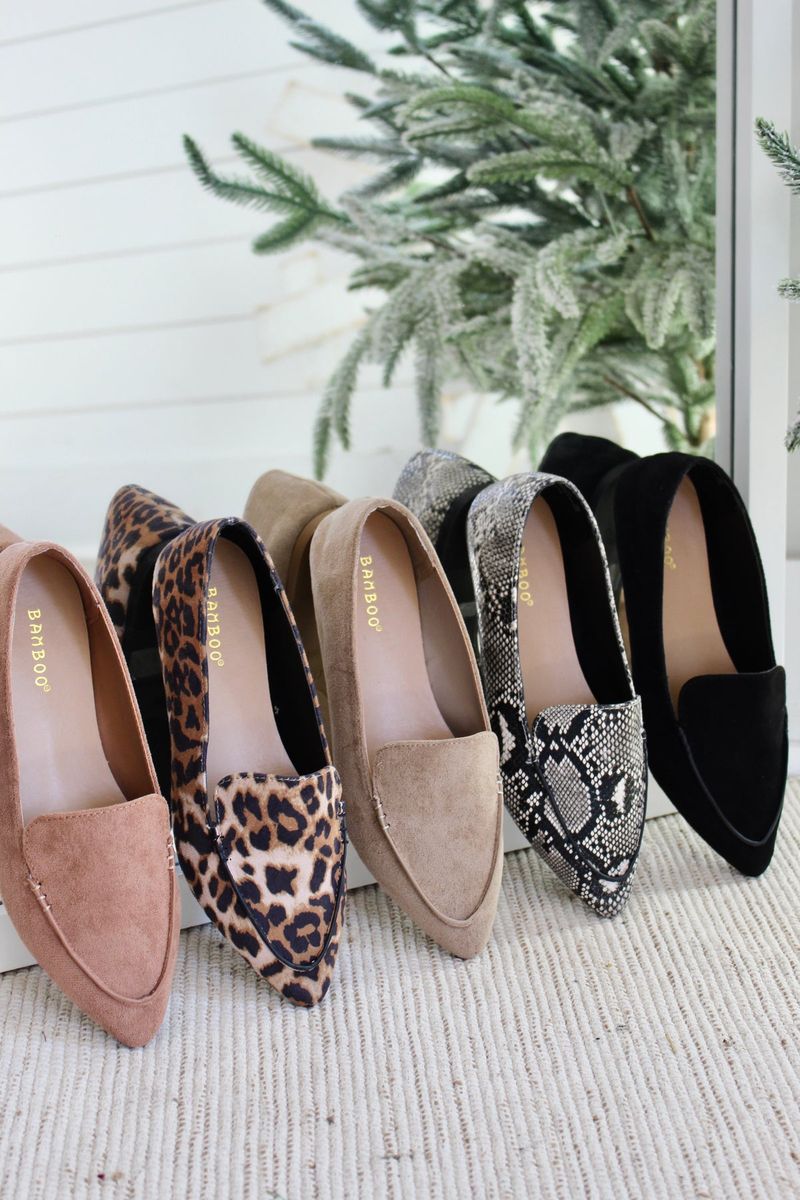 Animal Print Flats