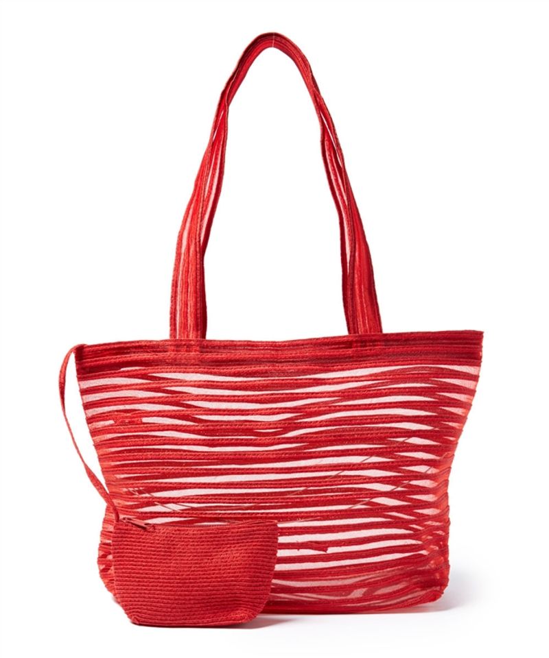 Beach-Ready Mesh Tote