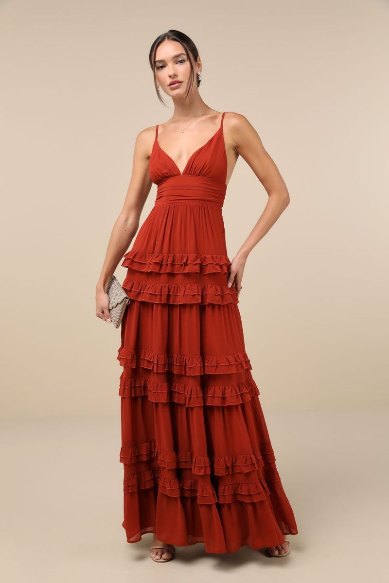 Ruffle-Trimmed Goddess