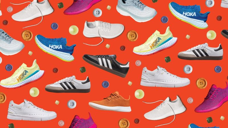 Sneakers that Age You: Heavily Branded Logos