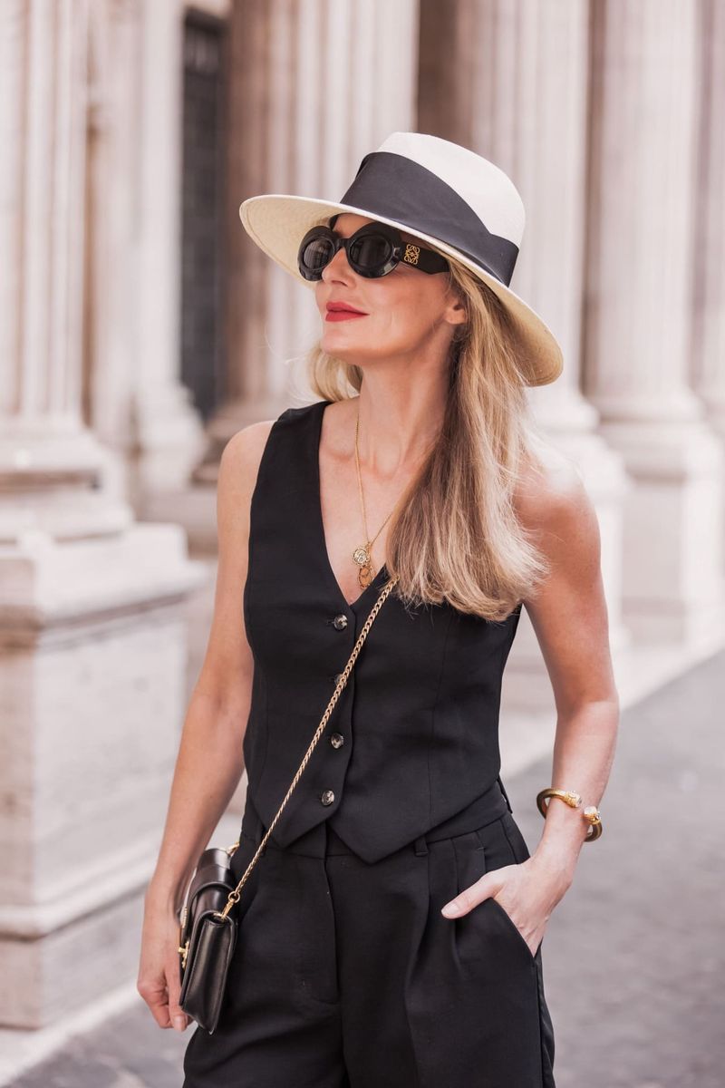 Oversized Sunglasses and Large Patterned Hats