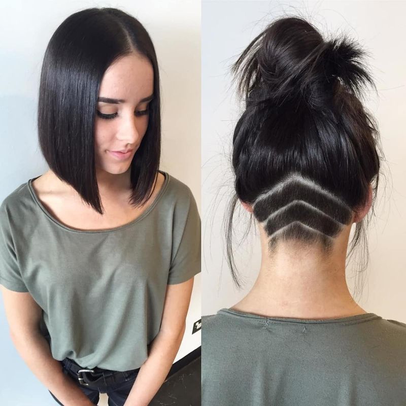 Collarbone Lob with Undercut