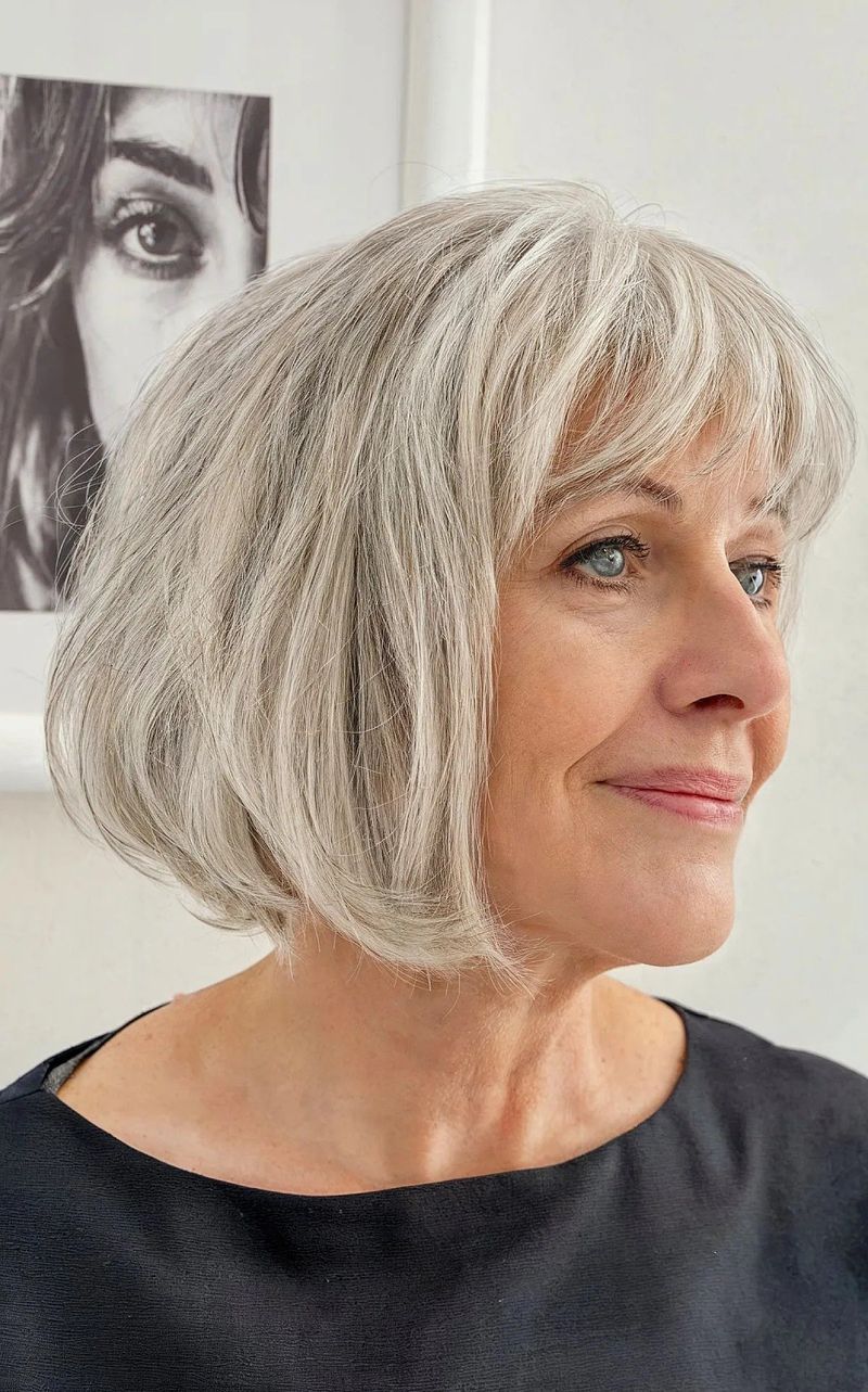 Graduated Bob with Bangs