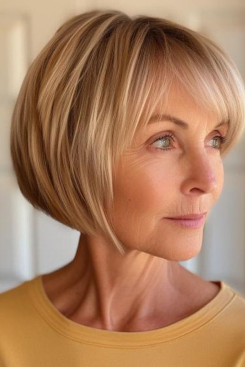 Graduated Bob with Fringe