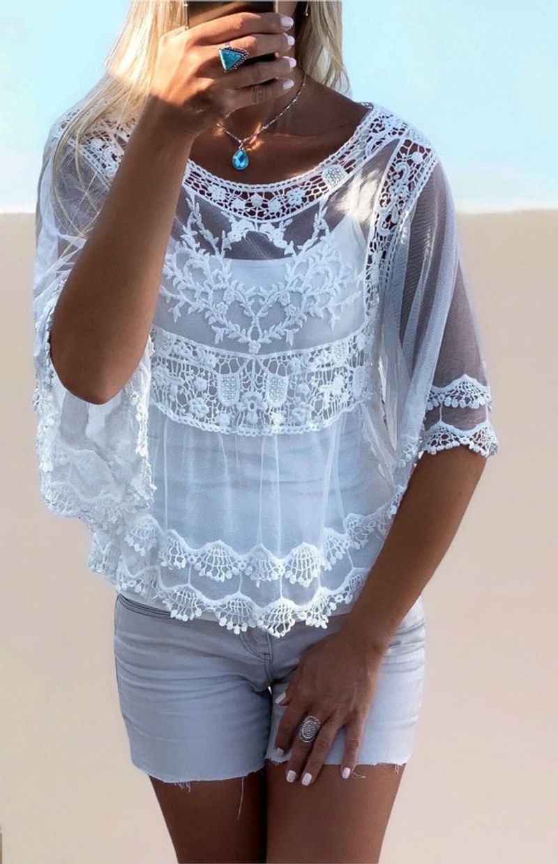 Crochet Overlay Top