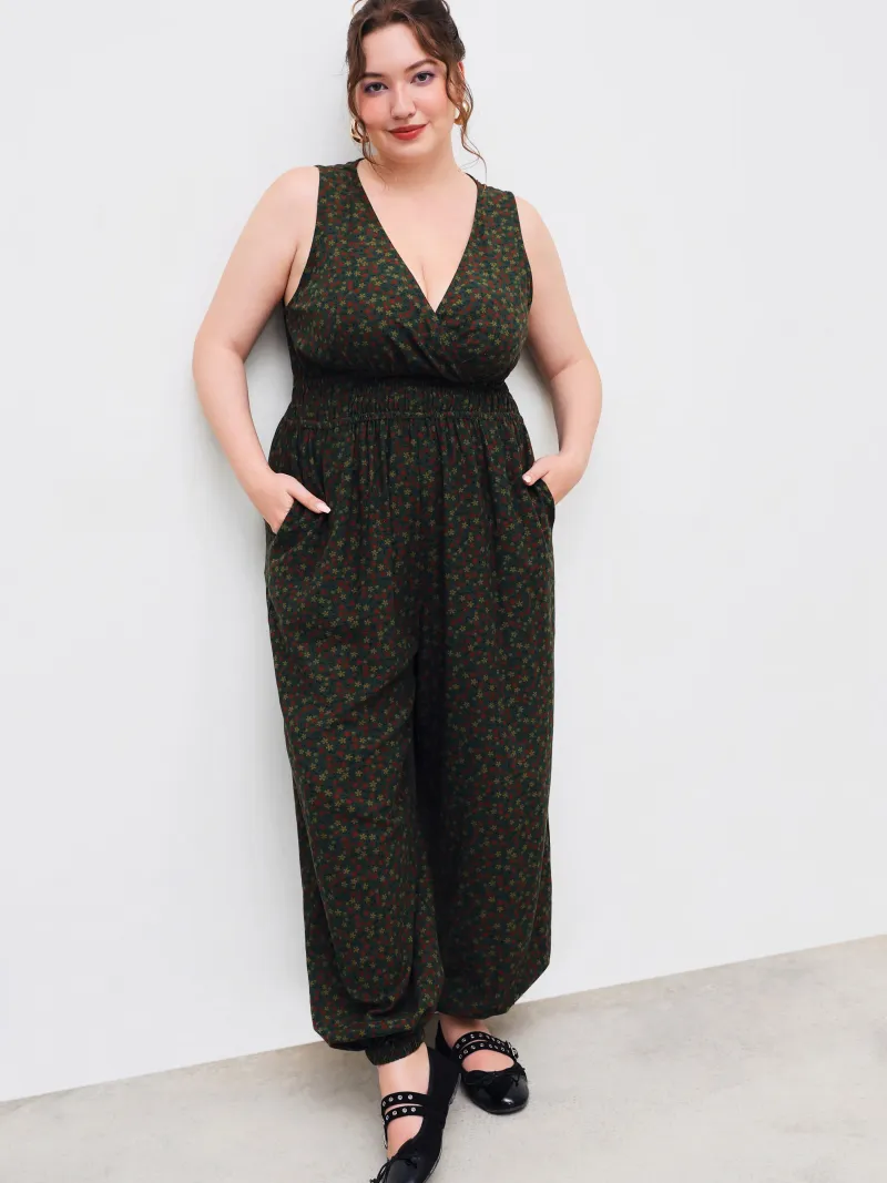 Blouson Top Jumpsuit