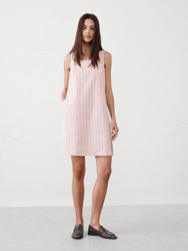 Textured Cotton Shift