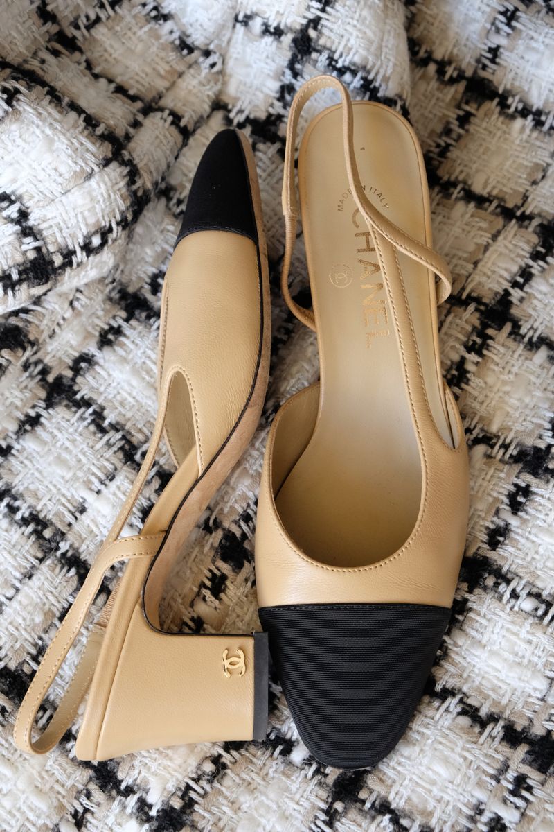 Two-Tone Slingbacks