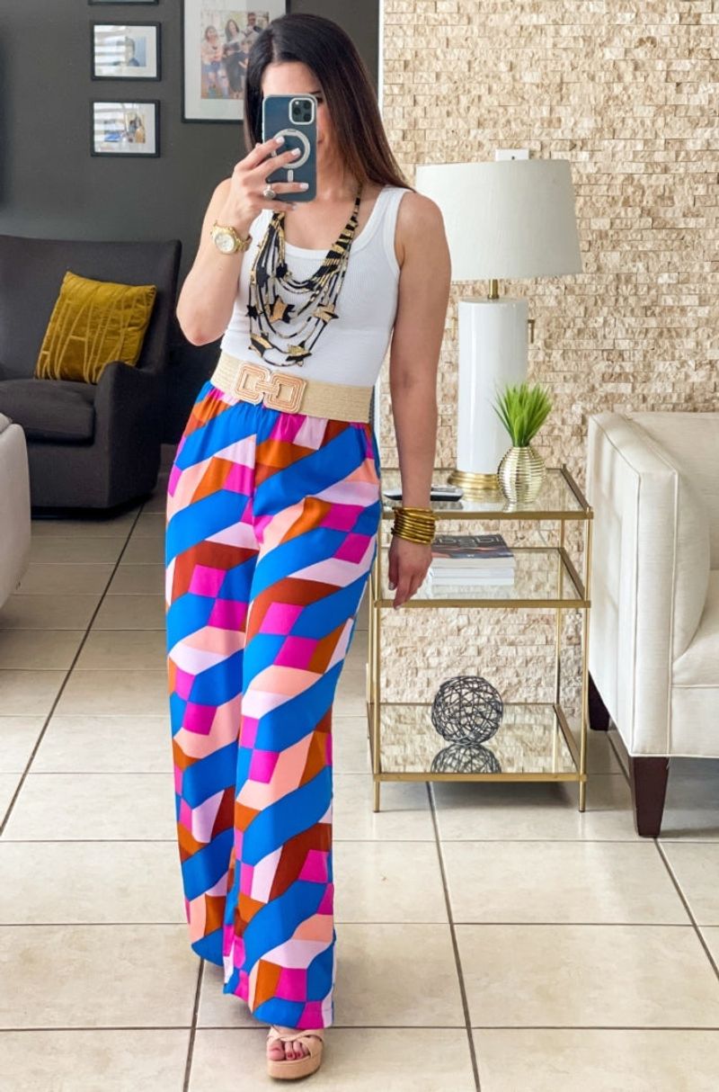Bold Printed Pants