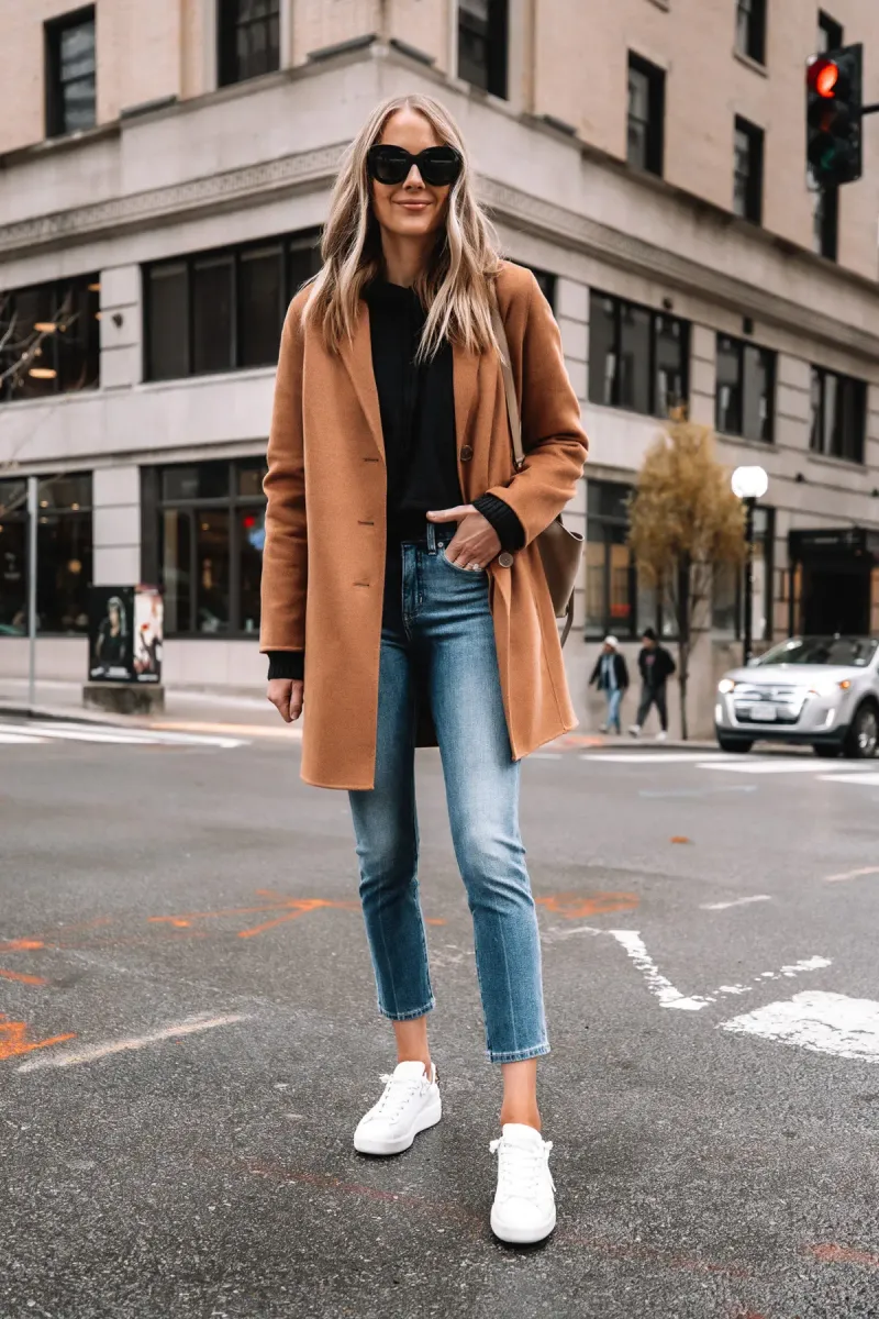Blazer and Sneakers Combo