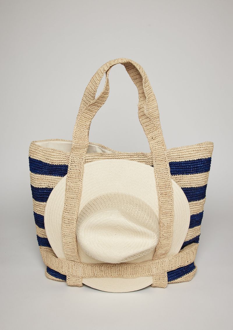 Packable Straw Tote