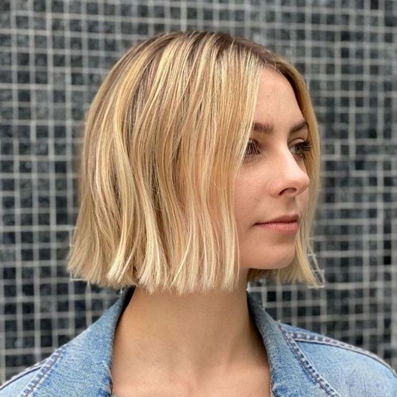Blunt Bob With No Layers