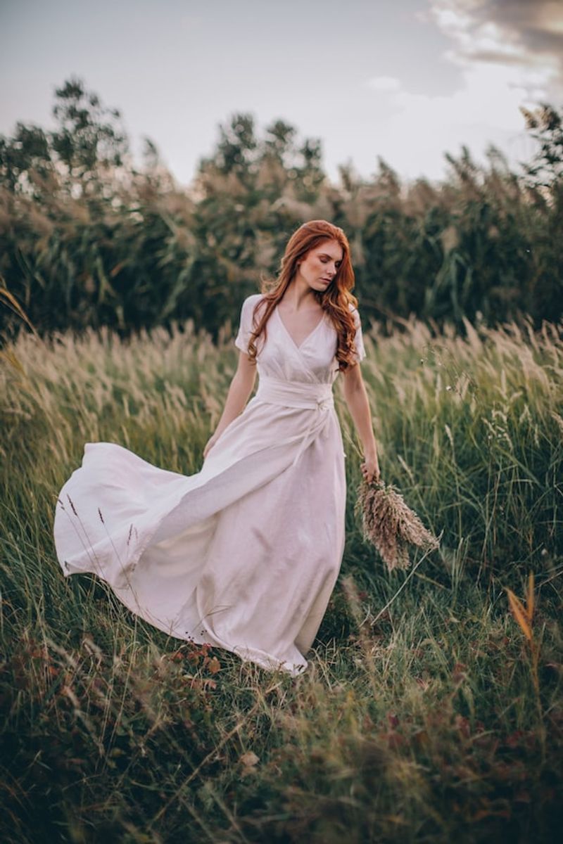 White Linen Dress