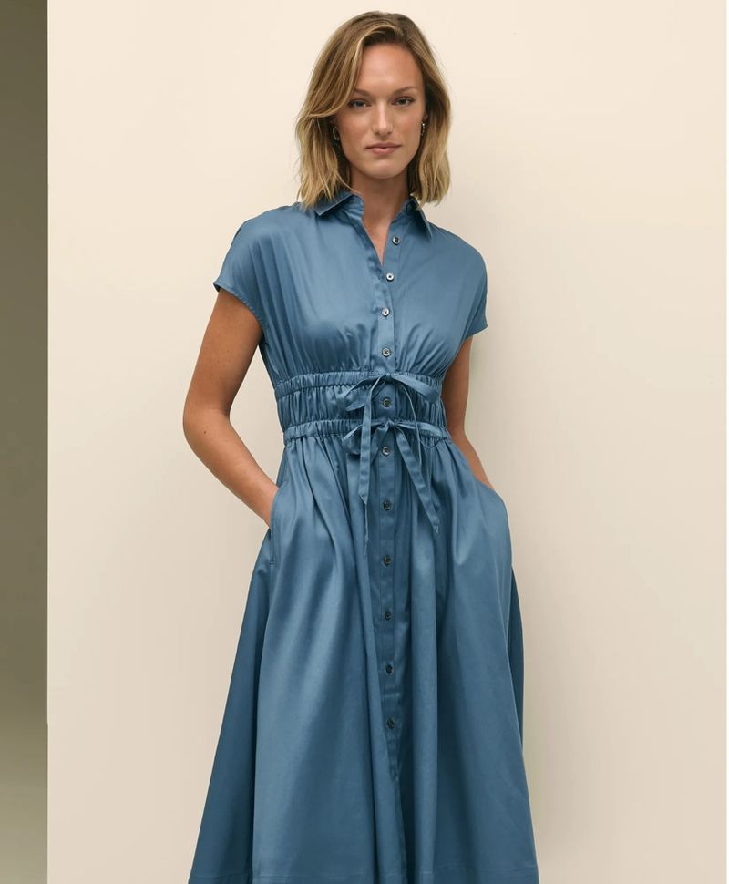 Cotton Shirt Dress