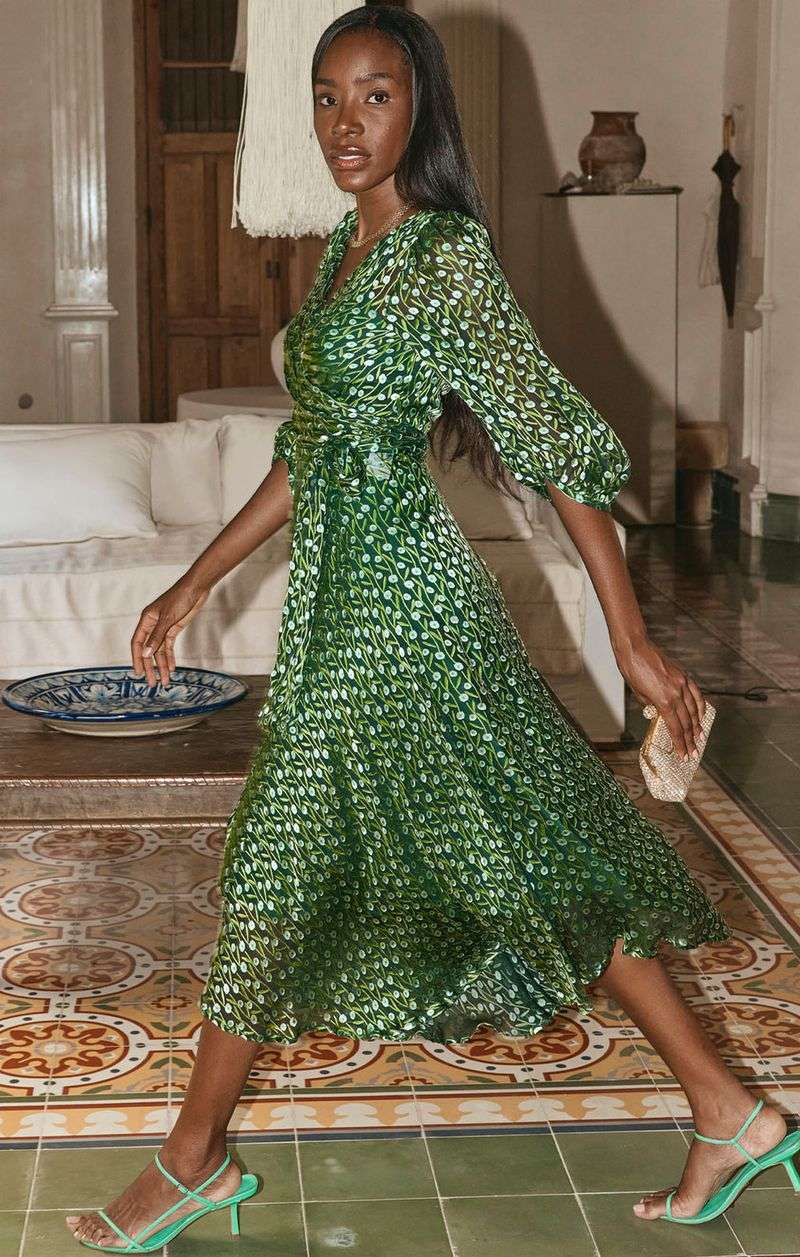 Drapey Wrap Dress
