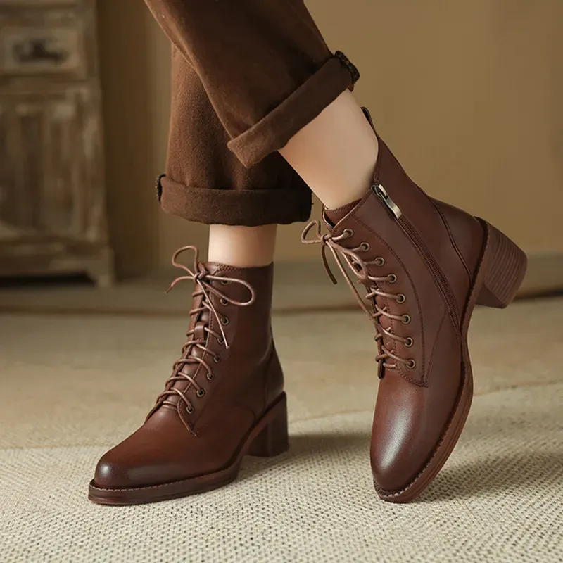 Leather Ankle Boots