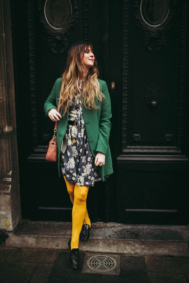 Brightly Colored Tights That Laugh At Basic Black